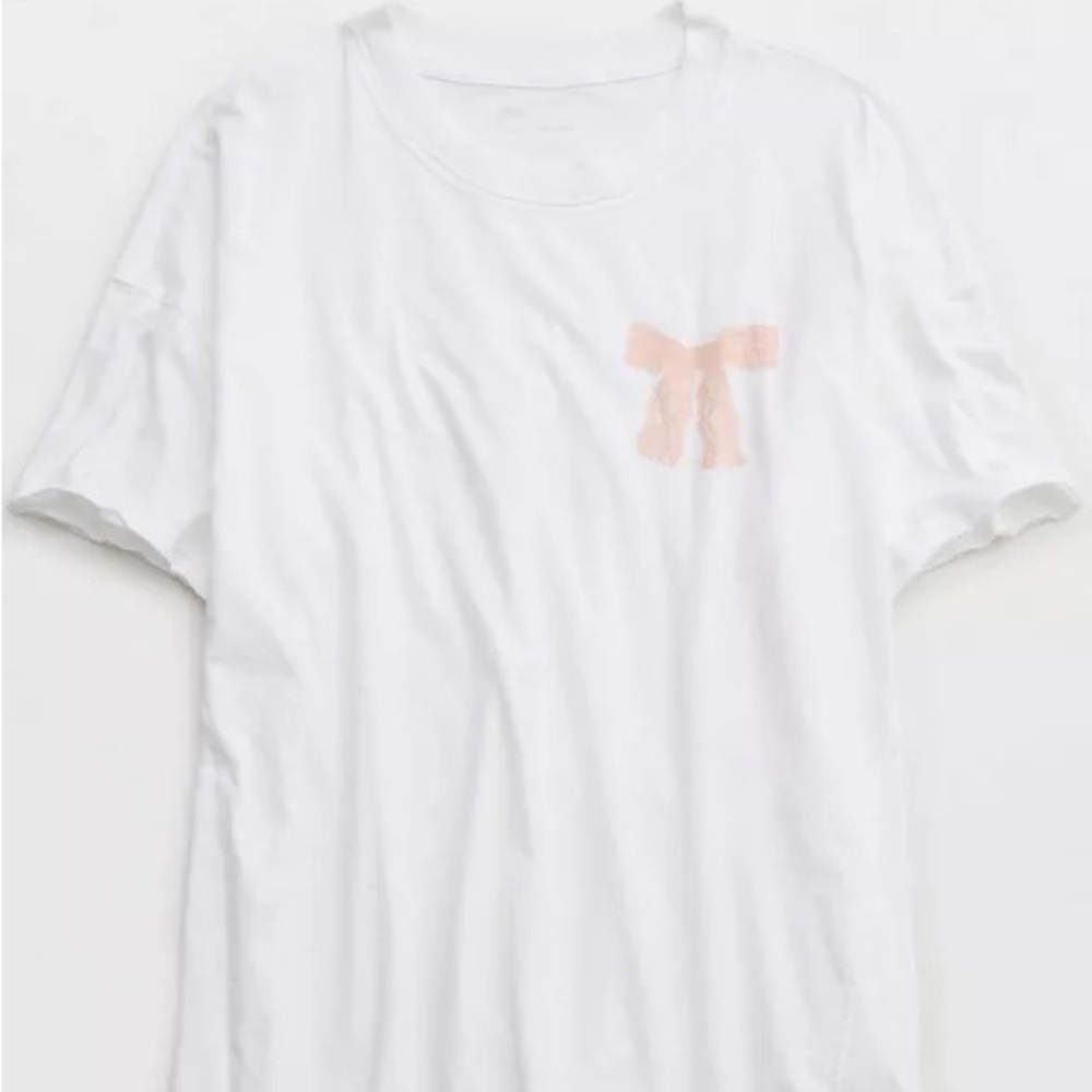 aerie oversized boyfriend graphic tee size xxs